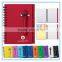 High quality hardcover wire-o notebook custom size spiral notebook