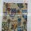 Owl Printing Jacquard Yarn Dyed Fabric for Curtain, Stock Low MOQ Fabric Upholstery