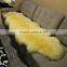 4P Australian Quarto Long Wool Sheepskin Carpet, Lambskin Rug Lamb Fur Carpet Many Colors