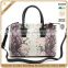 CSS1525-001 China supplier snake skin leather bag 2016 new laptop bag Python women handbags