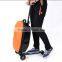 Multi Function orange color business roller scooter suitcase                        
                                                Quality Choice