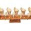 Oblong Bamboo Cone Stand 20 Slots ice cream storage rack 2015 new design ice cream cone display stand