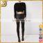 Fashion casual women Short black cotton sweaters