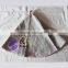 hanging embroidery cotton round hand towels