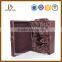 Big capacity red wine box for busienss gift can hold 6 bottles