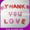 100%nylon pink hook and loop letters