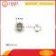 Iron material shoe lace loops with plated silver or gold