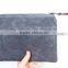 Custom Cotton Waxed Canvas Small Zipper Pouch