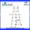 Aluminium double sided telescopic ladder with EN131