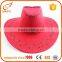 2016 new style panama hat women wholesale red straw hats