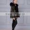 Women's Thicken Camouflage Faux Fur Warm Winter Coat Hooded Parka Overcoat Jacket