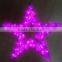 100l Led Star Shape Motif Light,White/bule Color Changing