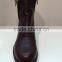 low heel leopard fur hot selling young fashion lady ankle shoes with zipper