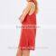 Hoting Selling Cute High Neckline Casual Tank Top Dresses for Teenagers