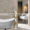 Floor Standing Bathroom SPA Water Mixer with Brass Hand Shower