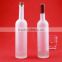 Bulk wholesale frosted alcohol bottles liquor 700ml bottle crok lovely shape bottles