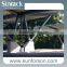 Solar panel bracket for carport system