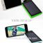 Waterproof IP68 Solar Cellphone charger 10000mah Portable Solar Power Bank with Dual USB