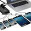 for Cellphone/Tablet pc/camera universal usb socket charger with intelligent switching usb multi charger power bank charger