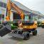 6ton mini earth movers excavator manual trencher machine