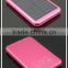 New product 6000mah solar power bank charger body panel 0.7 w solar power