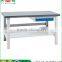 China TJG Basic Configuration Wearable Desktop Metal Steel Workbench With A Drawer