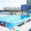 2016 popular commercial promotional large inflatable swimming pool, large matel frame swimming pool