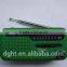 portable solar LED flashlight radio HT-555WB