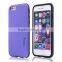 Guangzhou Factory Price Fashion Cell Phone Case Cover TPU+PC Gloss Finish 10 Color mobile phone shell For iPhone 6 / 6S Plus