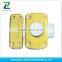 one side round square brass forend magnetic night latch deadbolt backset anti-theft rim european door knob lock