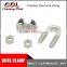 stainless steel 304 316 wire rope clamp