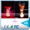 Holiday decoration 10CM wireless acrylic party favor table centerpieces led base lights