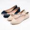 Shoes women 2016 cheap denim or canvas ballet flat shoes footwear