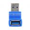 2016 hot Right Angle USB 3.0 Type A Male to Female Plug Connector Adapter Converter