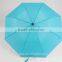 sky-blue folding umbrella 2 fold bright color rain umbrella