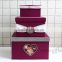 Personalised wedding card boxes with rhinestone