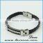 Fashion Jewelry Wholesale!!2016 NEW Stainless Steel Jewelry Punk Braided Leather Bracelet