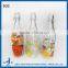 1Liter glass vintage milk bottle with clip lid