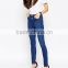 Oem service China manufacturer new arrival Spring Autumn high waist skinny vintage ladies jeans