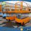 Motorcycle lift platform self propelled scissor lift with factory price full automatic