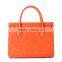 Ostrich Skin Tote Bag for Ladies Genuine Leather Luxury Handbags Handmade Women Handbag
