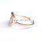 Fashion rose gold plated eye design ring turkish gold rings