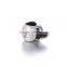 X337 Wholesale Rhinestone Skull Charms 925 Sterling Silver