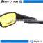 Yellow lens led light motorcycle riding glasses,night vision driving glasses with led light