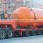Multi axles hydraulic lift axle trailers for heavy equipment transportation