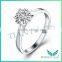 Design Ring for Jewelry Super White Moissanite Diamond Wedding Ring for Women