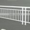 Factory price wood color aluminium profiles for road railings