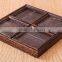 large sets of small trays,rectangle burn wood tray,small square tray