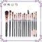15pcs nylon hair cosmetic makeup brushes mainly for eye and lip beauty care