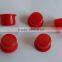 Small plastic steel tube cap